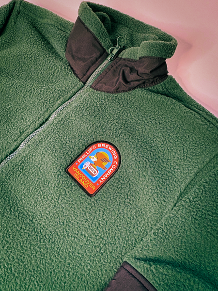 Shearling Zipped Pullover