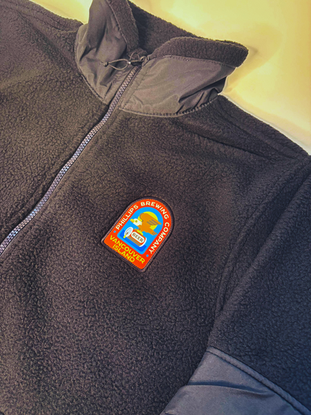 Shearling Zipped Pullover