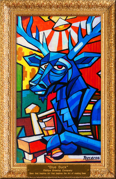 Picasso Blue Buck Poster