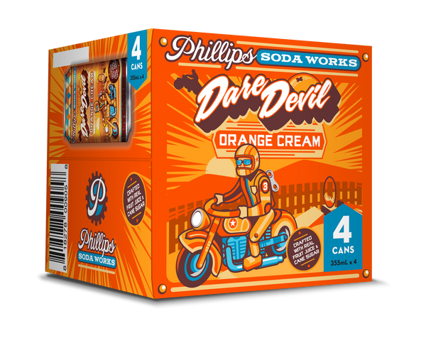 Dare Devil Orange Cream 4x355ml Can
