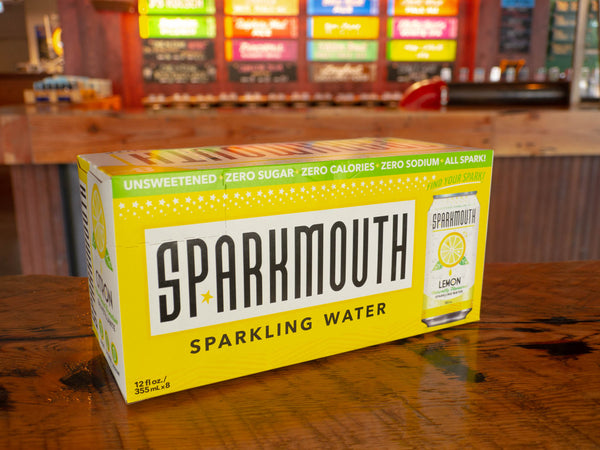 Sparkmouth Lemon Sparkling Water 8x355ml Can